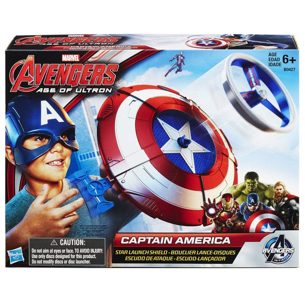 HASBRO MARVEL AVENGERS CAPTAIN AMERICA STAR LAUNCH SHIELD ฮาสโบร มาร์เวล อเวนเจอร์ โล่กัปตันอเมริกา รุ่น B0427 ลิขสิทธิ์แท้