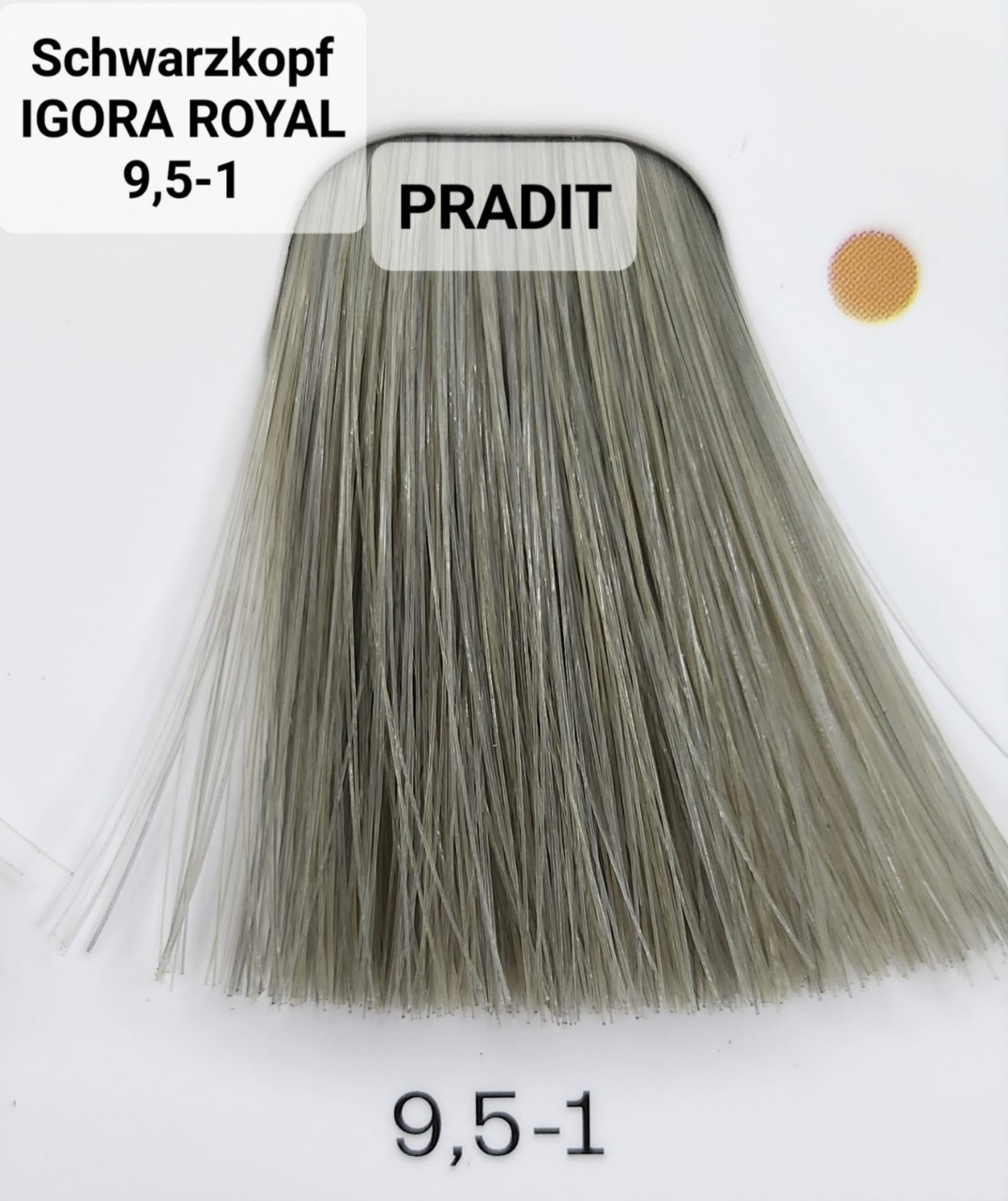 Schwarzkopf Igora Royal ครีมย้อมผม อีโกร่า รอยัล เบอร์9.5-1 สีควันบุหรี่ (60ml) 80 กรัม