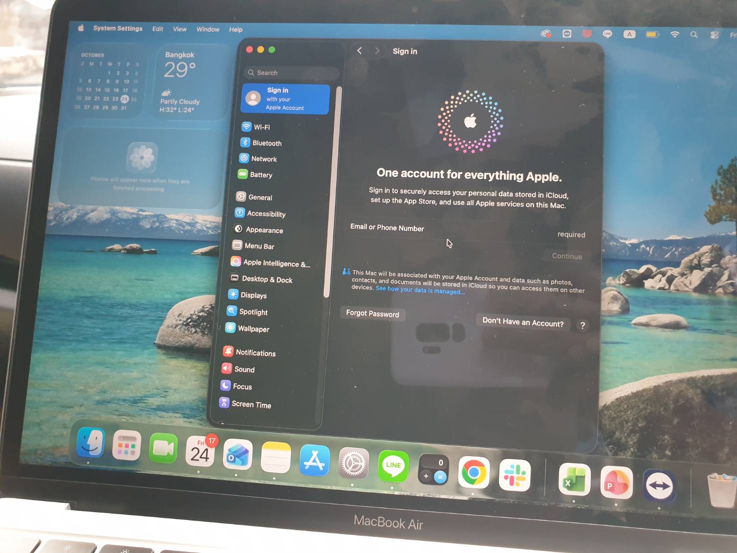 โน๊ตบุ๊ค Apple Macbook Air m1 2020 8/256 สภาพดีมาก