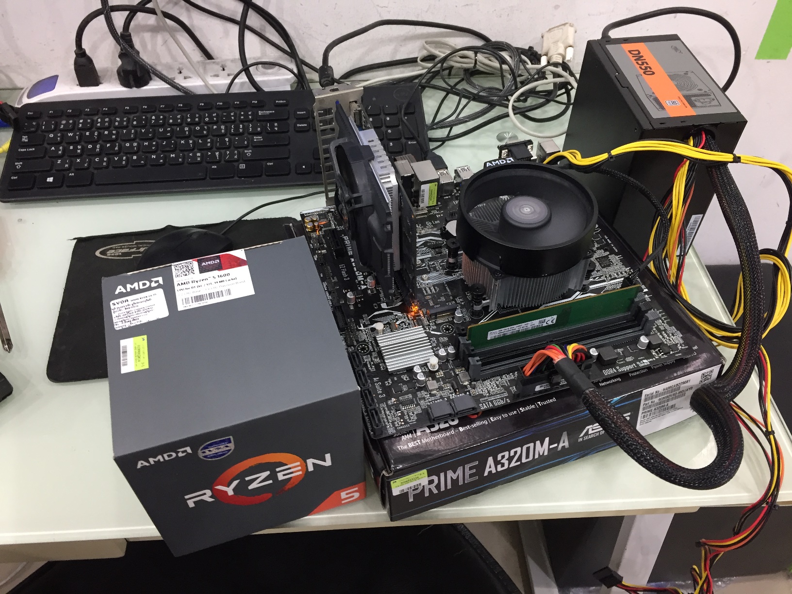 ASUS Prime A320M-A ประกัน3ปี ไม่มีฝาหลัง