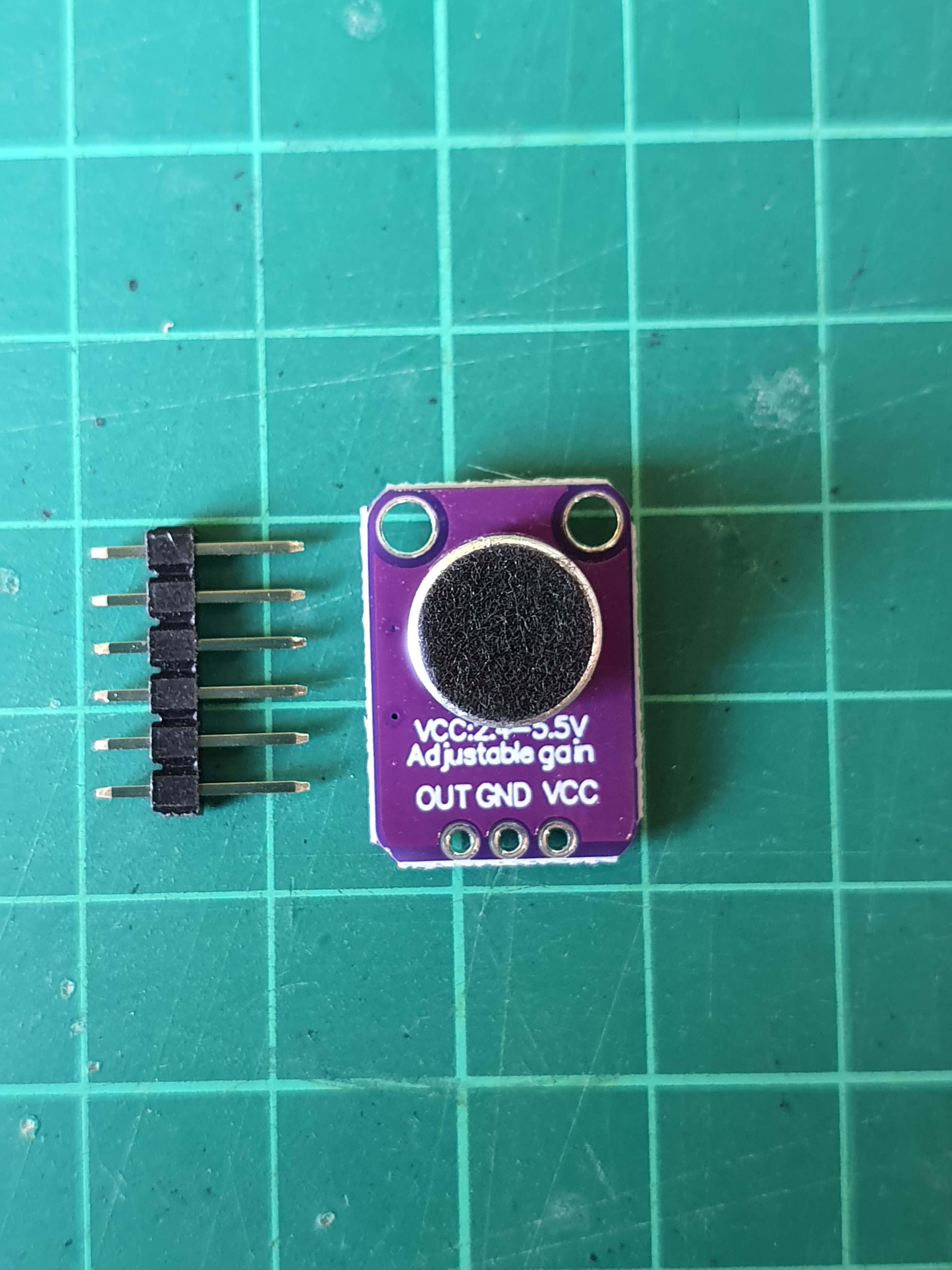 GY-MAX4466 microphone amplifier โมดูลขยายสัญญาณเสียง
