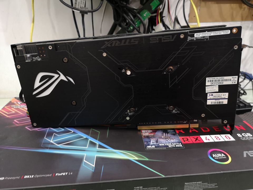 ASUS StriX RX480 8GB. DDR-5 256Bit