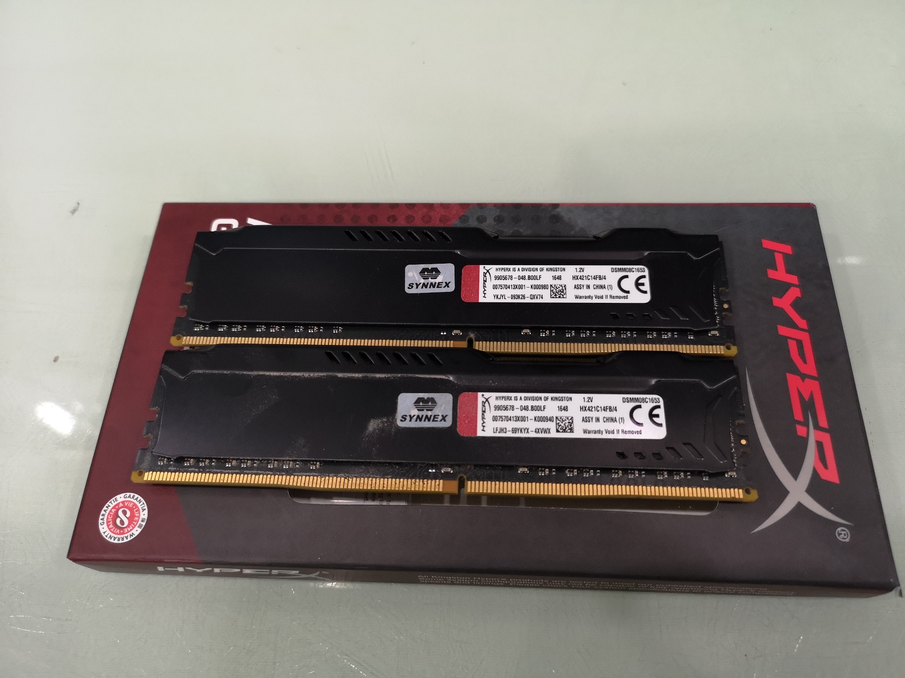 8GB ( 4GBx2 ) DDR4/2133 RAM PC KINGSTON HyperX FURY BL