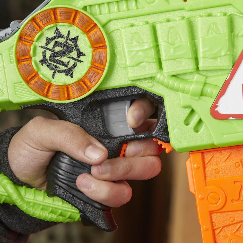 Hasbro Nerf Zombie Strike Revoltinator Toy Blaster ฮาสโบร ปืนยิงกระสุนโฟม เนิร์ฟ มีเสียง มีไฟ ลิขสิทธิ์แท้