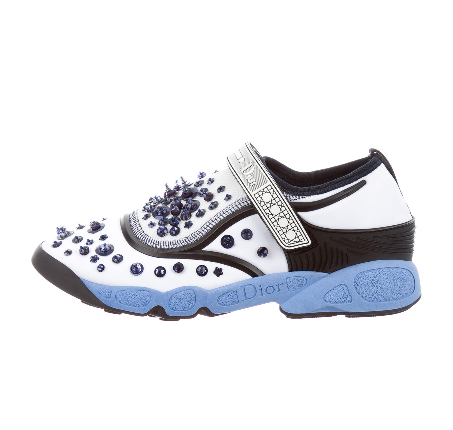 รองเท้า Dior Fusion Sneakers Technical Fabric (สีขาว)