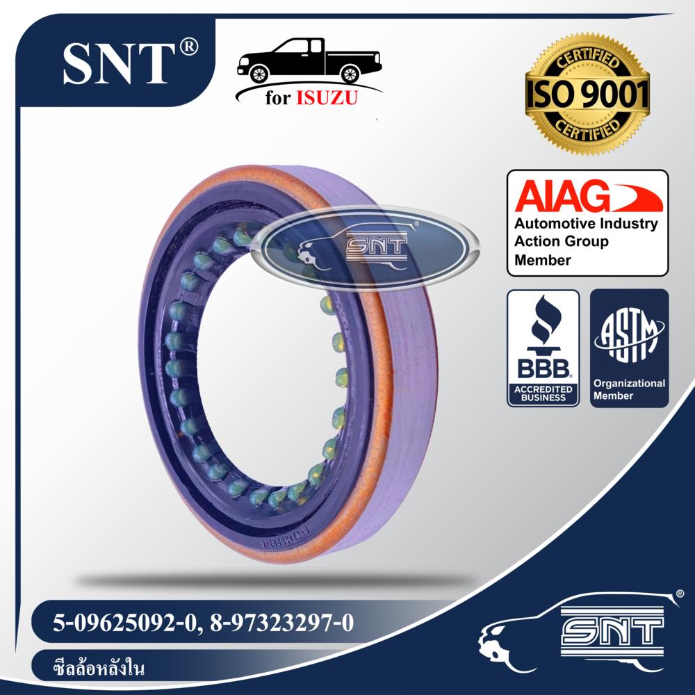SNT ซีลล้อหลังใน, Oil Seal - ISUZU ( อีซูซุ ) รุ่น TFR, D-MAX, ALL NEW D-MAX, MU-7, MU-X , Rodeo, Cameo 2WD/4WD P/N 5-09625092-0,8-97323297-0