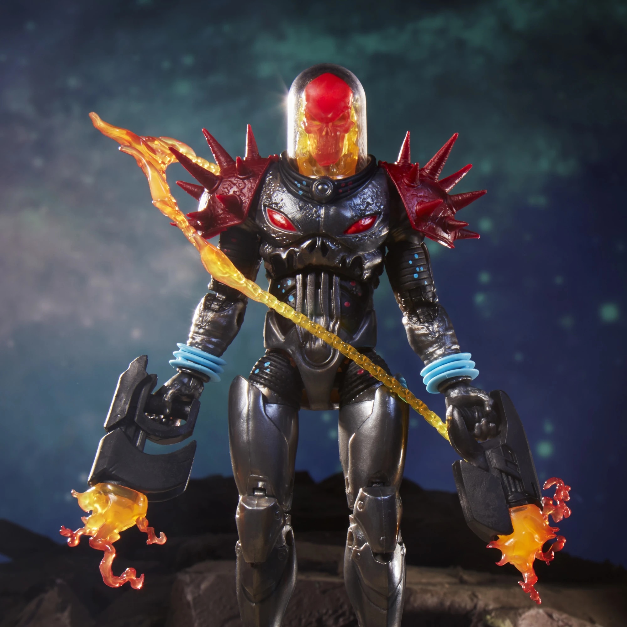 Hasbro Marvel Legends Series Cosmic Ghost Rider 6-inch Figure ฮาสโบร มาร์เวล เลเจนด์ ซีรี่ย์ส หุ่นโมเดลฟิกเกอร์ คอสมิค โกสท์ ไรเดอร์ ขนาด 6 นิ้ว พร้อมมอเตอร์ไซด์ ลิขสิทธิ์แท้