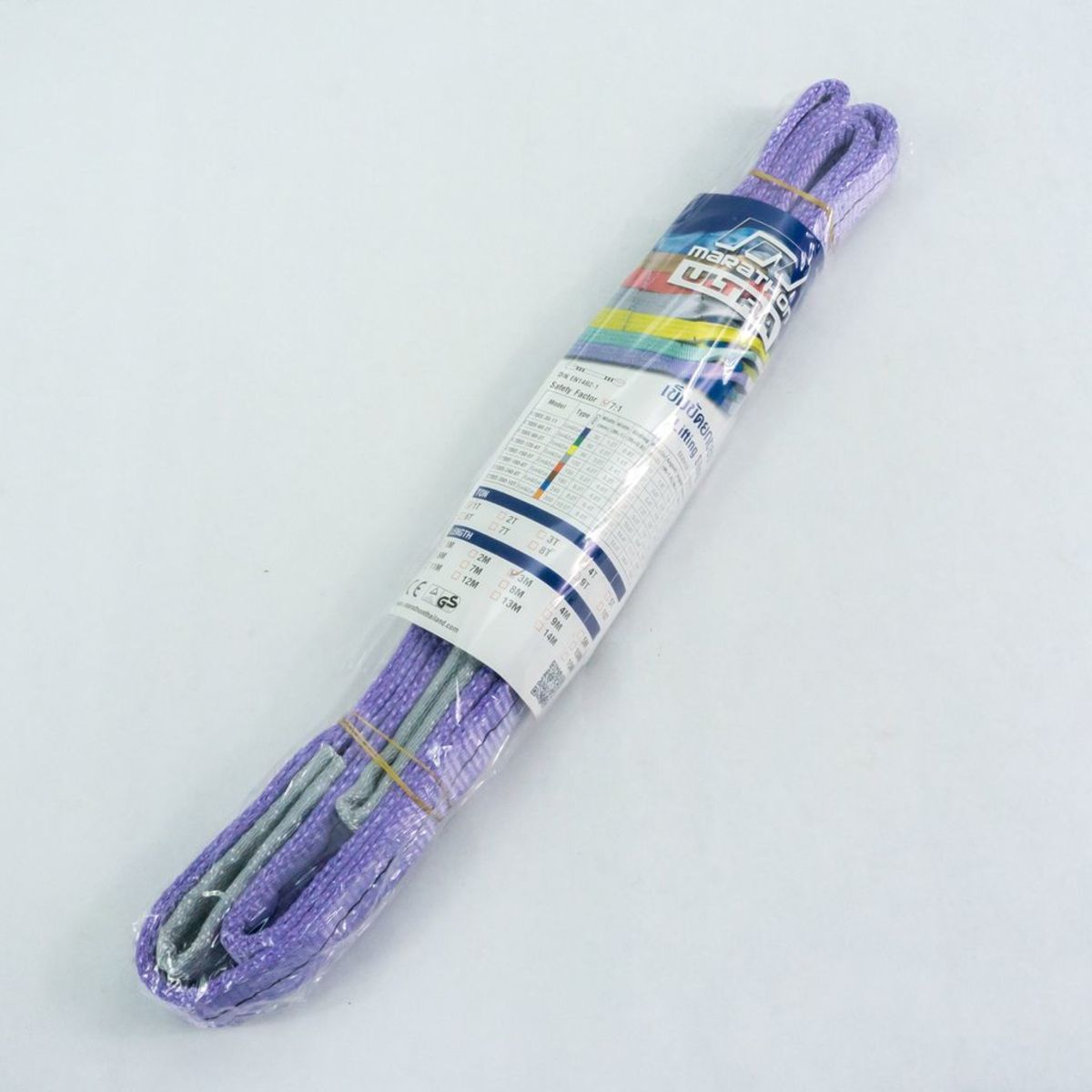 สลิงแบน / สายพานยกของ / สลิงผ้า MARATHON WLL 1.0 TON x ยาว 3.0 เมตร (กว้าง30mm)