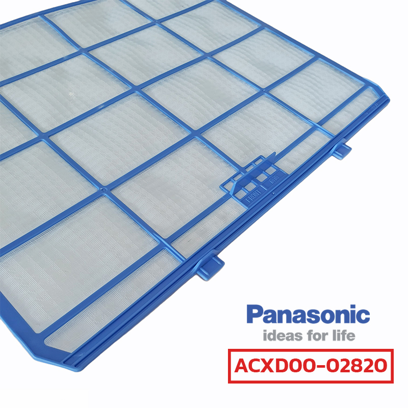 ฟิลเตอร์แอร์ PANASONIC แผ่นกรองแอร์ ACXD00-02820 แผ่นกรองฝุ่น พานาโซนิค (18,000 - 24,000 บีทียู)
