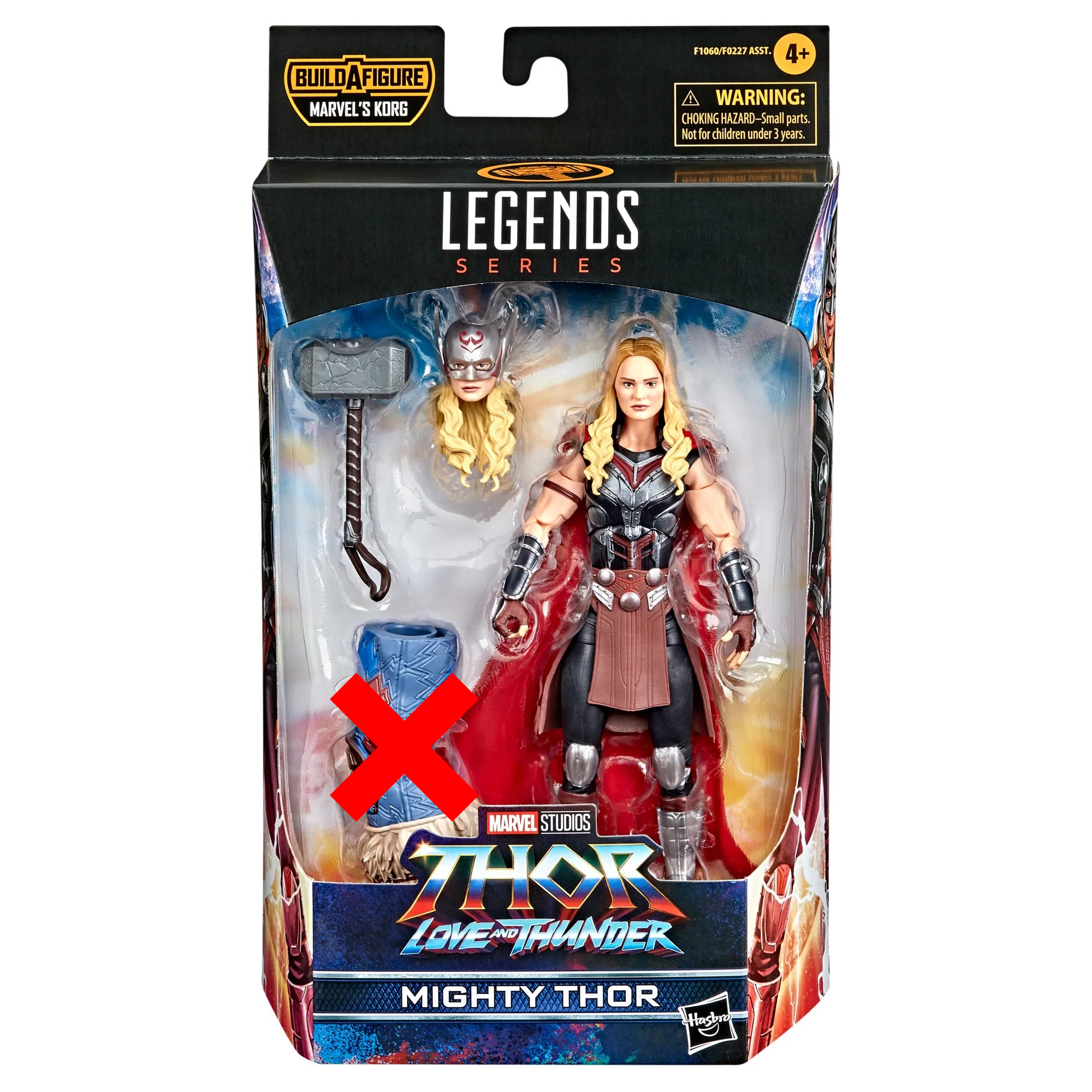 Hasbro Marvel Legends Series Mighty Thor (Love and Thunder) 6-inch Scale Figure ฮาสโบร มาร์เวล เลเจนด์ ซีรี่ย์ส หุ่นโมเดลฟิกเกอร์ ไมตี้ ธอร์ (เลิฟ แอนด์ ธันเดอร์) ขนาด 6 นิ้ว (No BAF) ลิขสิทธิ์แท้