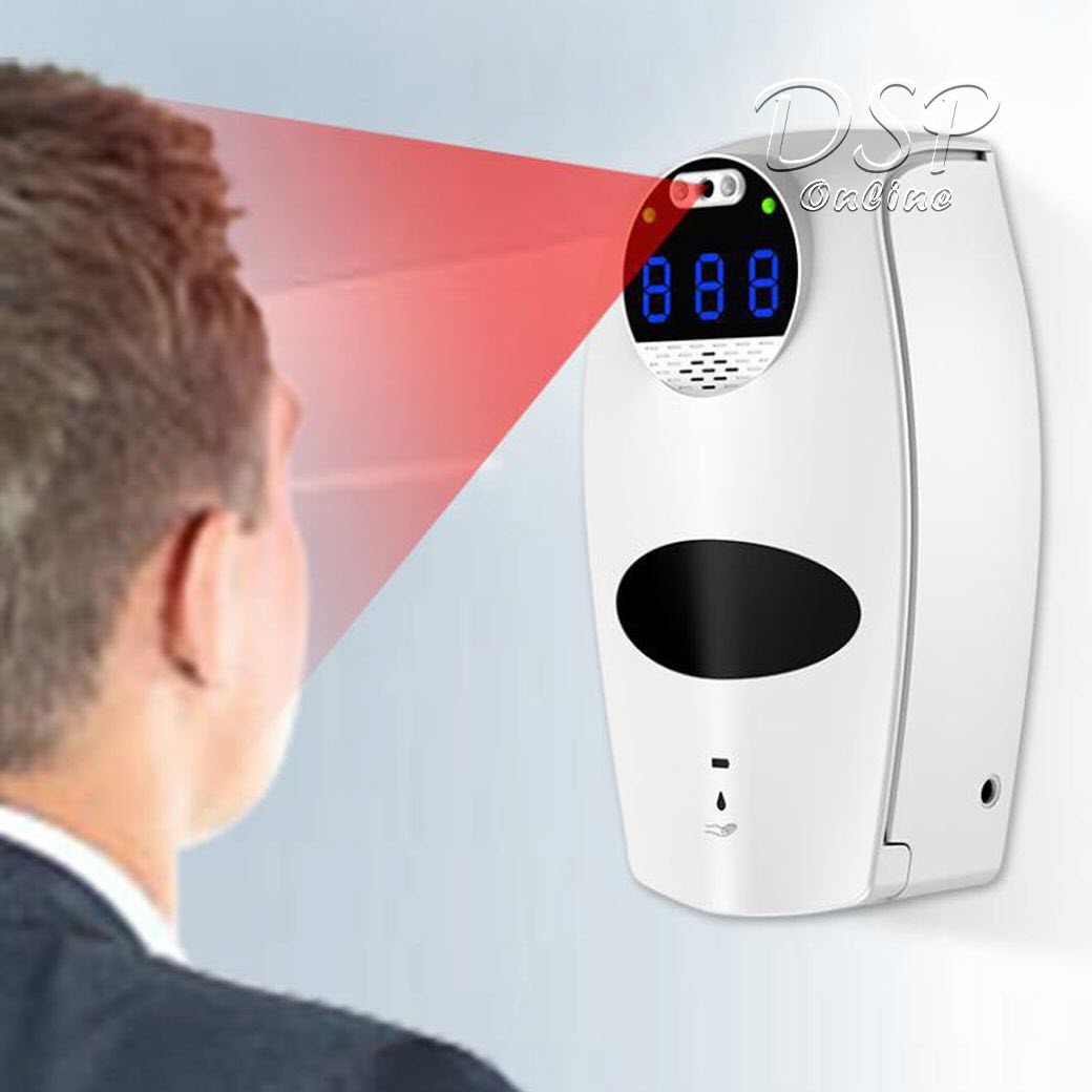 ขายถูก IF-K9 PLUS เครื่องวัดอุณภมิร่างกายอัตโนมัติ+จ่ายแอลกอฮอล์ล้างมือ รับประกัน 1ปี **มี อย. เสียงภาษาไทย