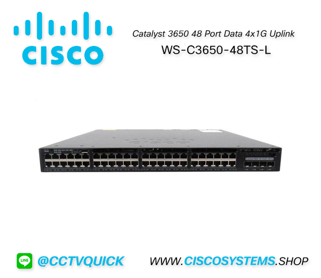 EOL WS-C3650-48TS-L (Cisco Catalyst 3650 48 Port Data 4x1G Uplink LAN Base) ** C9300L-48T-4G-E
