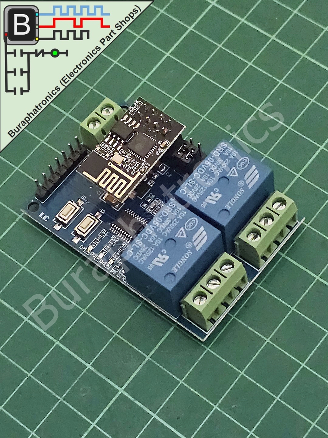 ESP-01 IoT Smart Relay 2 Channel
