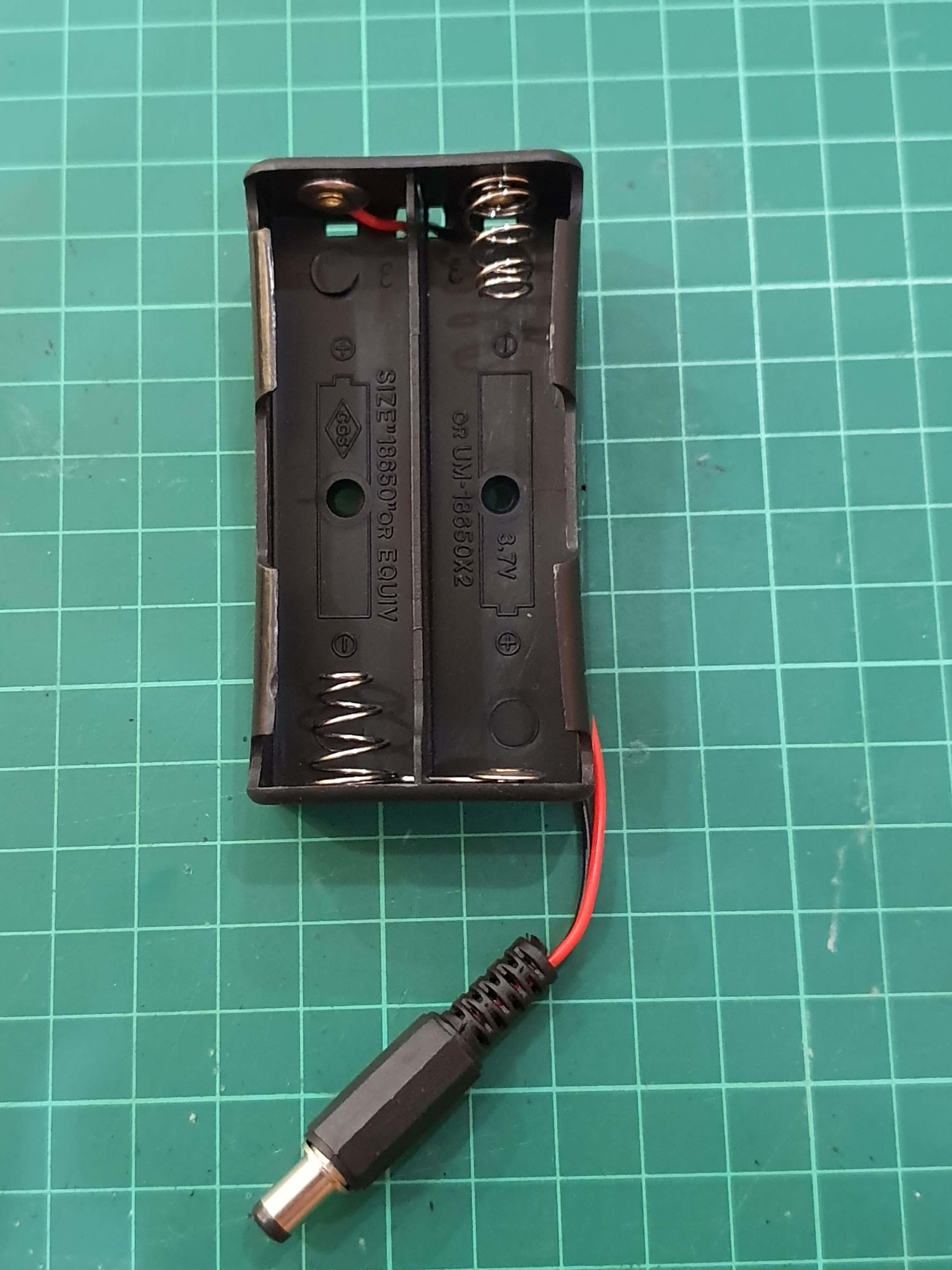Battery Box 18650x2 + JACK