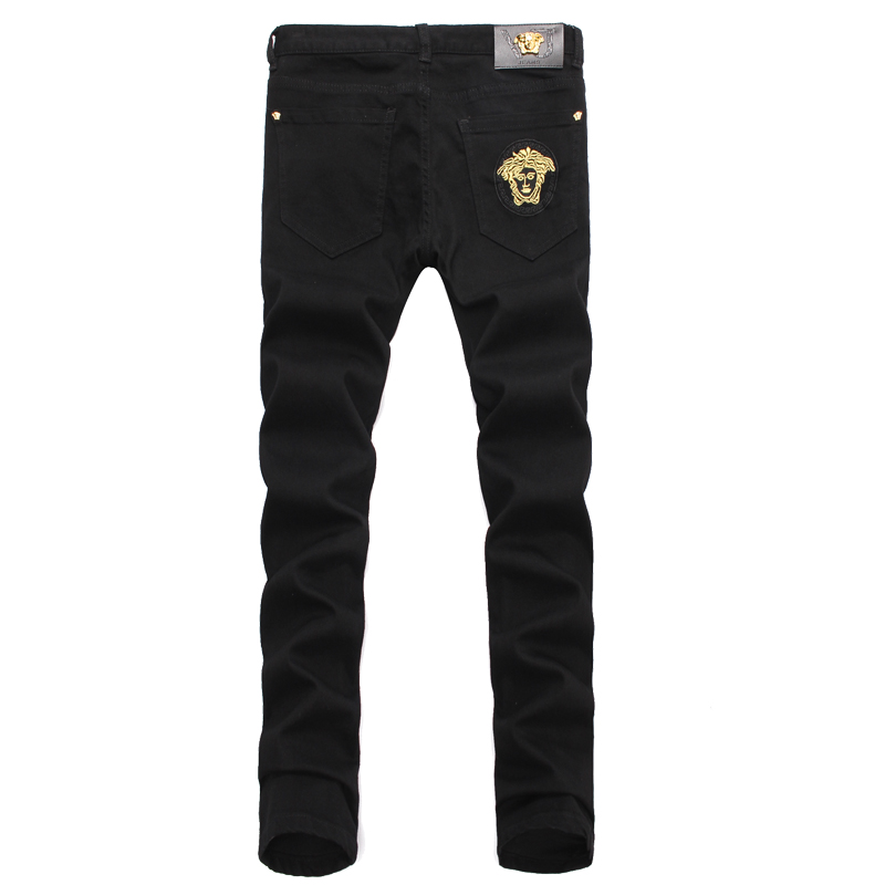 001011 ยีนส์ Ajaz James Style Versace Italy New Summer 2019 Jeans Denim Slim feet Size 28-38