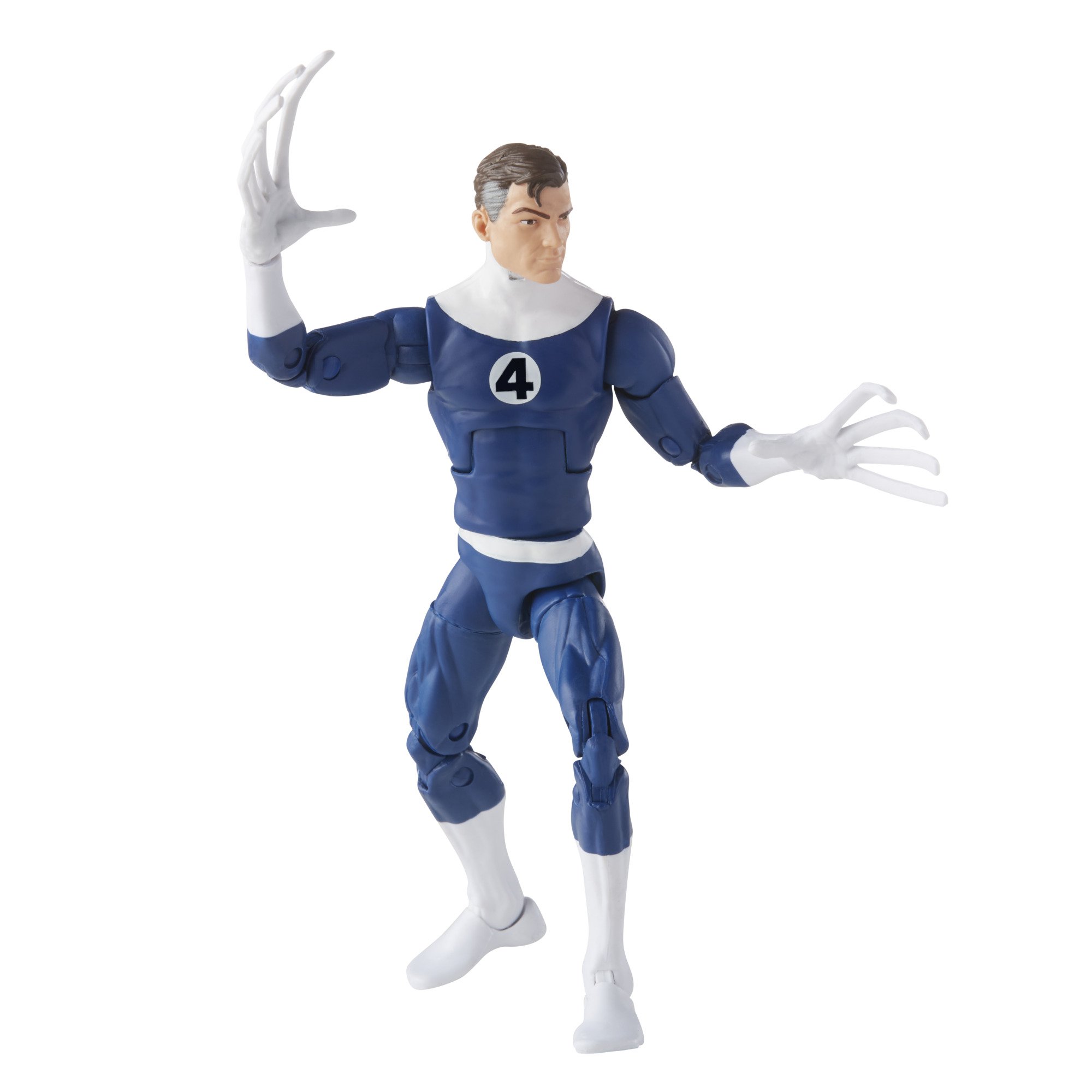 Hasbro Marvel Legends Series Retro Fantastic Four Mr. Fantastic 6-Inch Action Figure ฮาสโบร มาร์เวล เลเจนด์ แฟนแทสติก โฟร์ หุ่นโมเดลฟิกเกอร์ มิสเตอร์ แฟนแทสติก ขนาด 6 นิ้ว ลิขสิทธิ์แท้