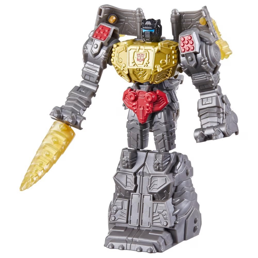 Hasbro Transformers Authentics Bravo Grimlock Action Figure ฮาสโบร ทรานสฟอเมอร์ส ออเทนติกส์ บราโว่ หุ่นยนต์กริมล็อค ขนาด 4.5 นิ้ว ลิขสิทธิ์แท้