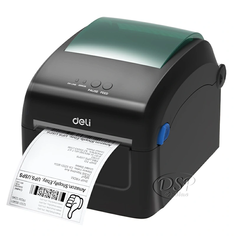 ขายถูก THERMAL LABEL PRINTER DELI S401 (เครื่องพิมพ์สติ๊กเกอร์ ระบบความร้อน หน้ากว้าง 118 mm.) เชื่อมต่อ Bluetooth ประกันศูนย์ 1ปี