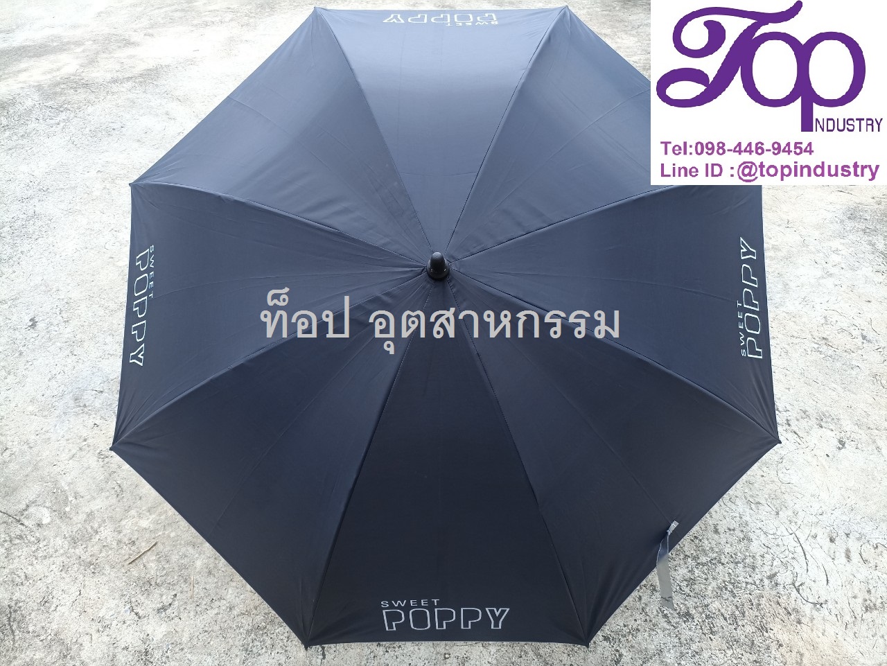 ร่มกอล์ฟ ร่ม30นิ้วพร้อมสกรีนโลโก้ รับทำร่มกอล์ฟไม่มีขั้นต่ำ 1 คันผลิตได้ ร่มกอล์ฟงานผลิตไทย