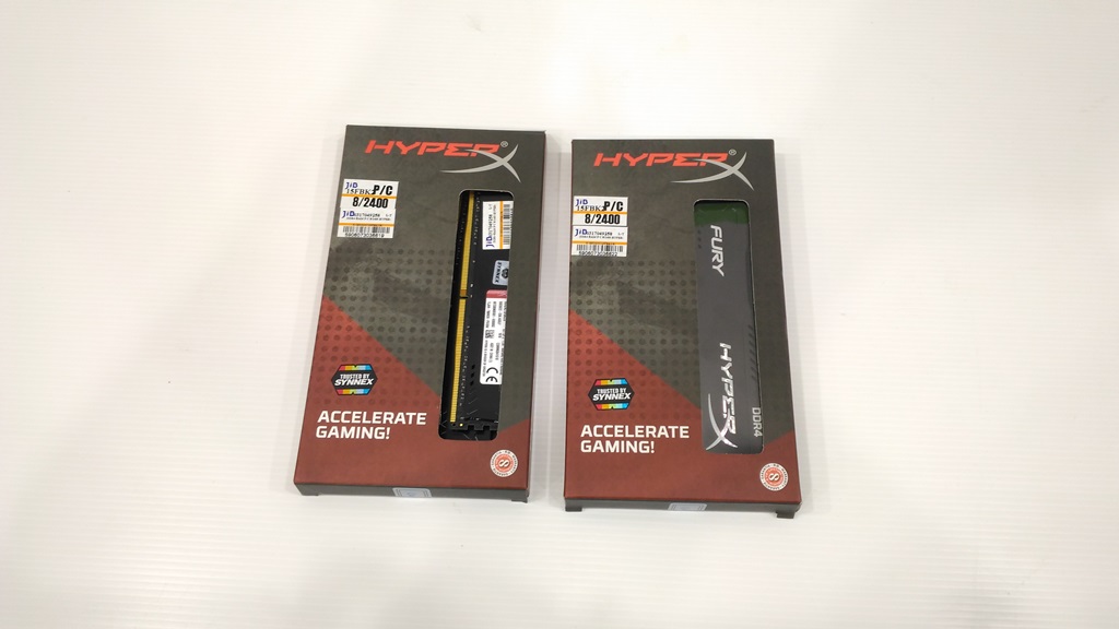 Hyper-X DDR4(2400) 8GB. (4GBX2) Kingston