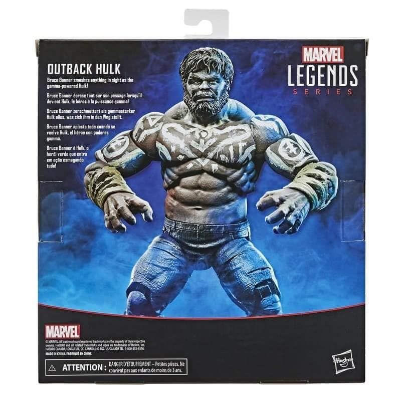 Hasbro Marvel Legends Series Outback Hulk Figure ฮาสโบร มาร์เวล เลเจนด์ ซีรี่ย์ส หุ่นโมเดลฟิกเกอร์ เอาท์แบค ฮัลค์ ขนาด 6 นิ้ว ลิขสิทธิ์แท้
