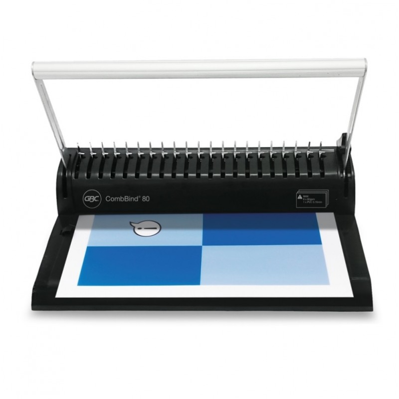 เครื่องเข้าเล่มสันห่วงพลาสติกแบบมือโยก GBC CombBind 80 Binder