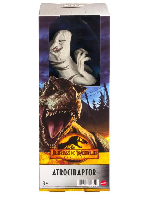Mattel Jurassic World 12" Atrociraptor (GWT58) แมทเทล จูราสสิค เวิลด์ ของเล่นแอ็กชั่นฟิกเกอร์ไดโนเสาร์ อโทรซิแรปเตอร์ สีขาว