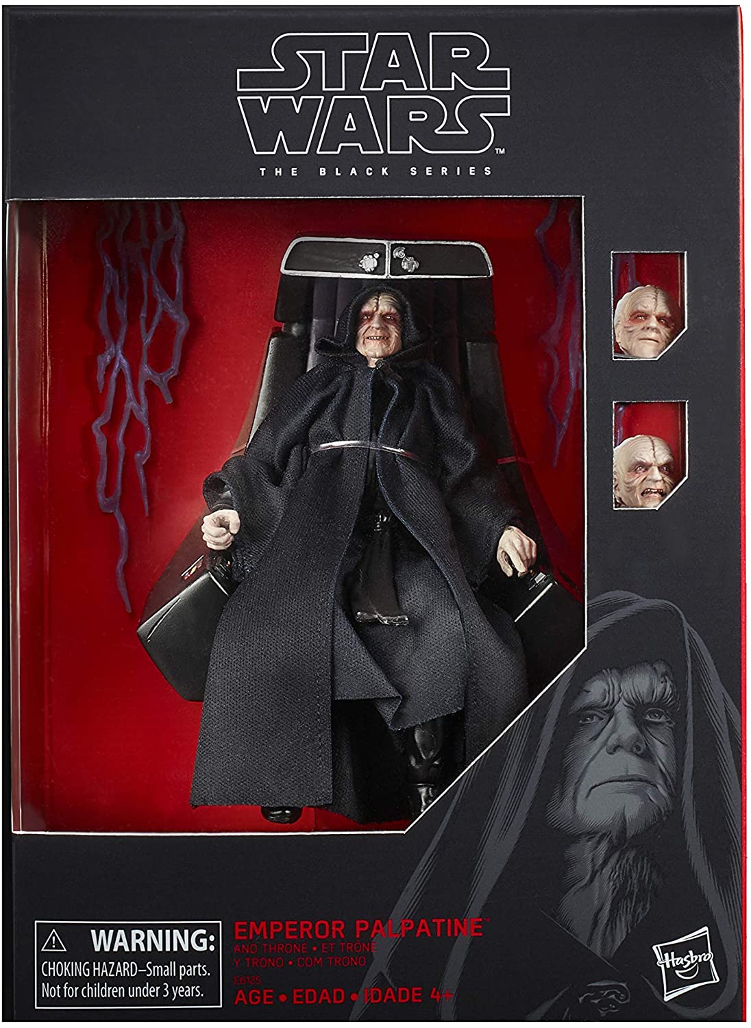 Hasbro Star Wars The Black Series Emperor Palpatine 6-inch Action Figure with Throne ฮาสโบร สตาร์ วอร์ส เดอะ แบล็ค ซีรีส์ หุ่นโมเดลฟิกเกอร์ ดาร์ธ ซิเดียส พัลพาทีน ขนาด6 นิ้ว ลิขสิทธิ์แท้