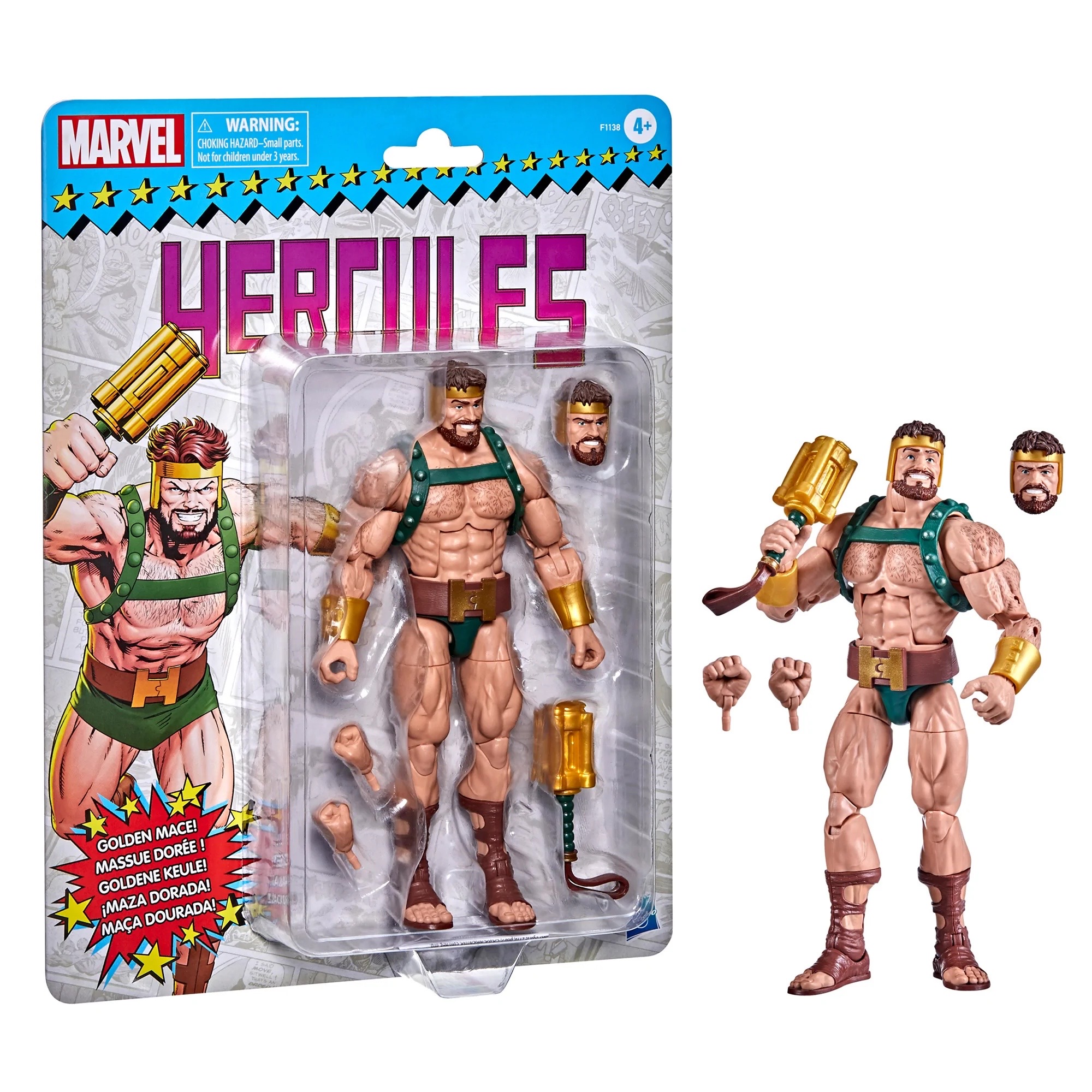 Hasbro Marvel Legends Series Hercules 6-inch Figure ฮาสโบร มาร์เวล เลเจนด์ ซีรี่ย์ส หุ่นโมเดลฟิกเกอร์ เฮอร์คิวลีส ขนาด 6 นิ้ว ลิขสิทธิ์แท้