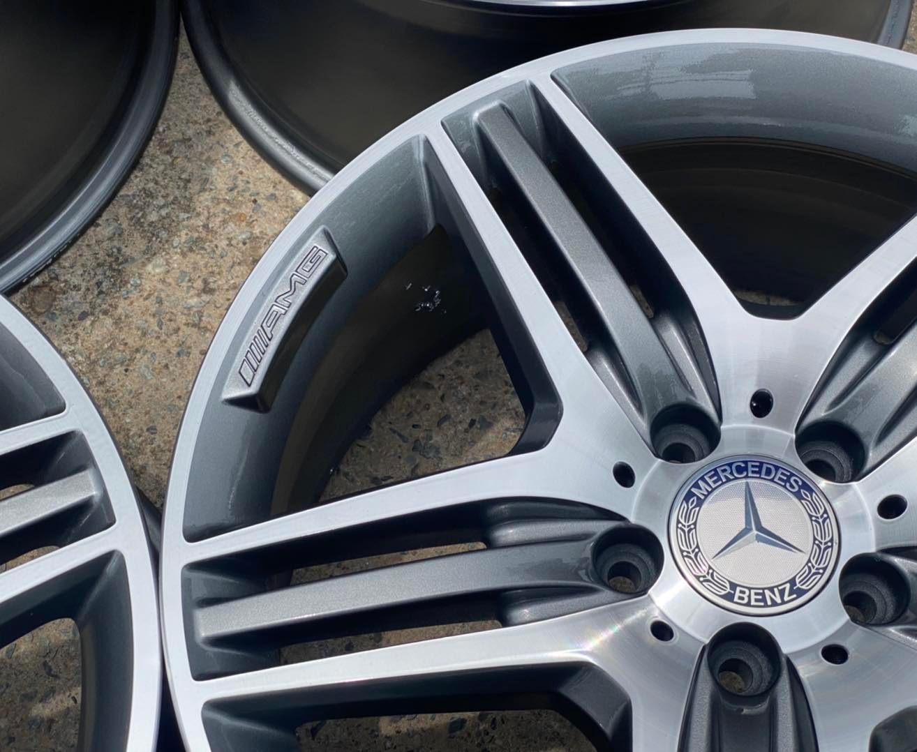 ล้อเบนซ์แท้ AMG ST7 w221 19" S63