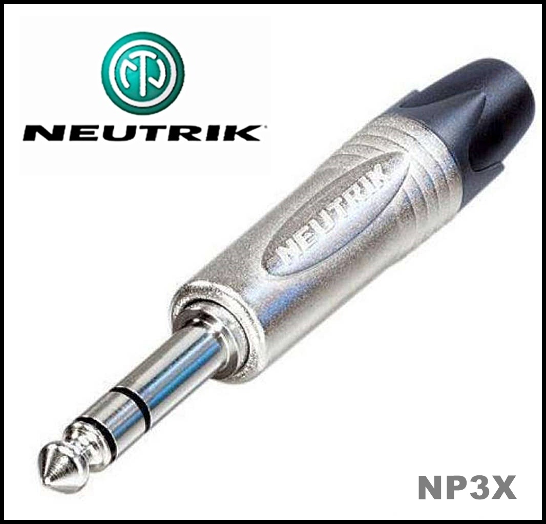 ปลั๊กโฟนสเตอริโอ 6.35 (1/4") NEUTRIK / NP3X