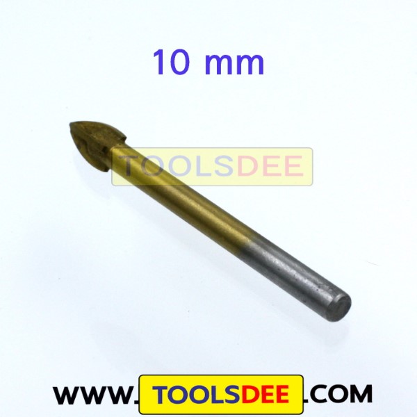 ดอกสว่านเจาะกระเบื้อง รูปใบโพธิ์คู่