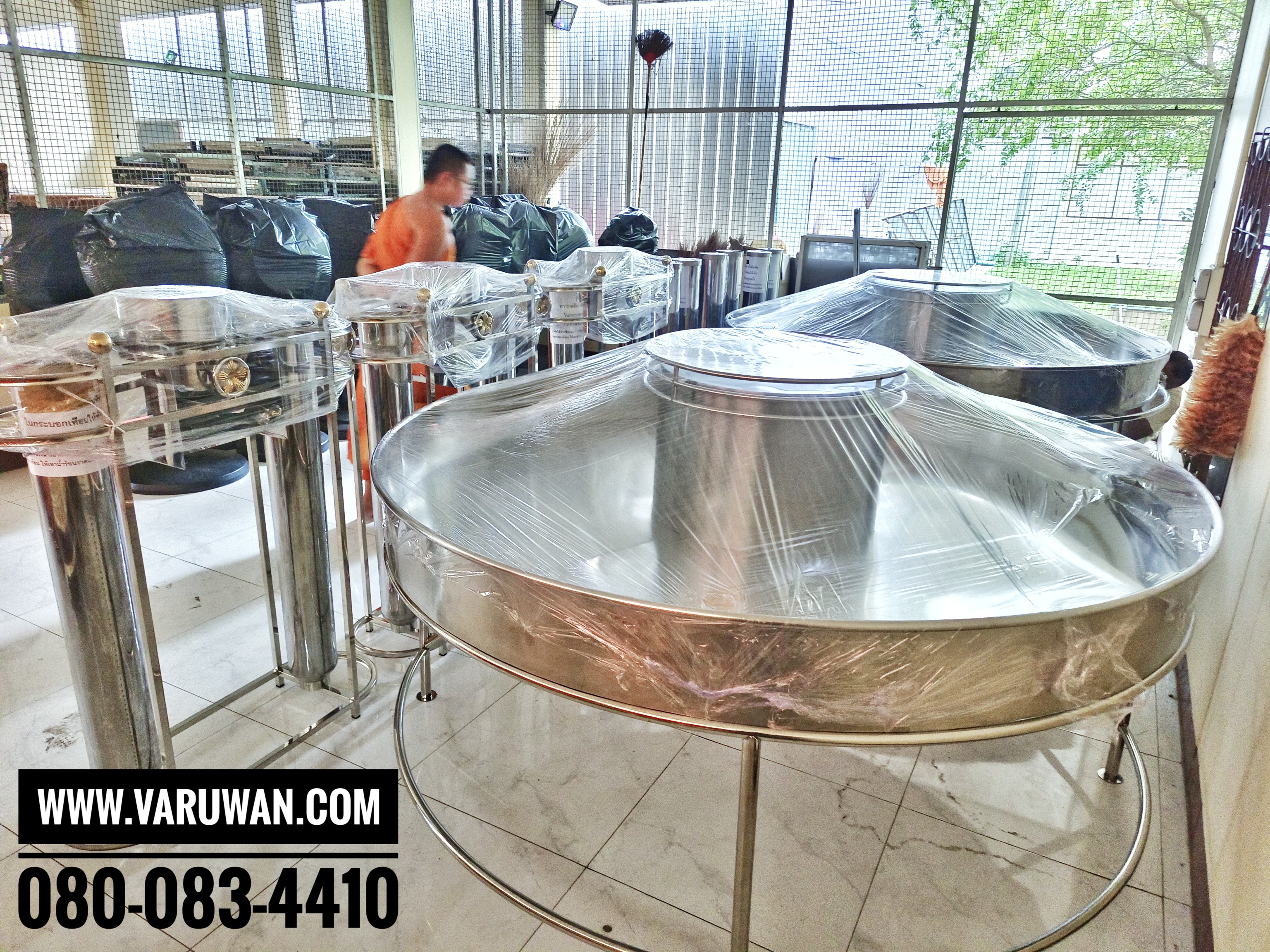 อ่างเทียนลอยน้ำสแตนเลส