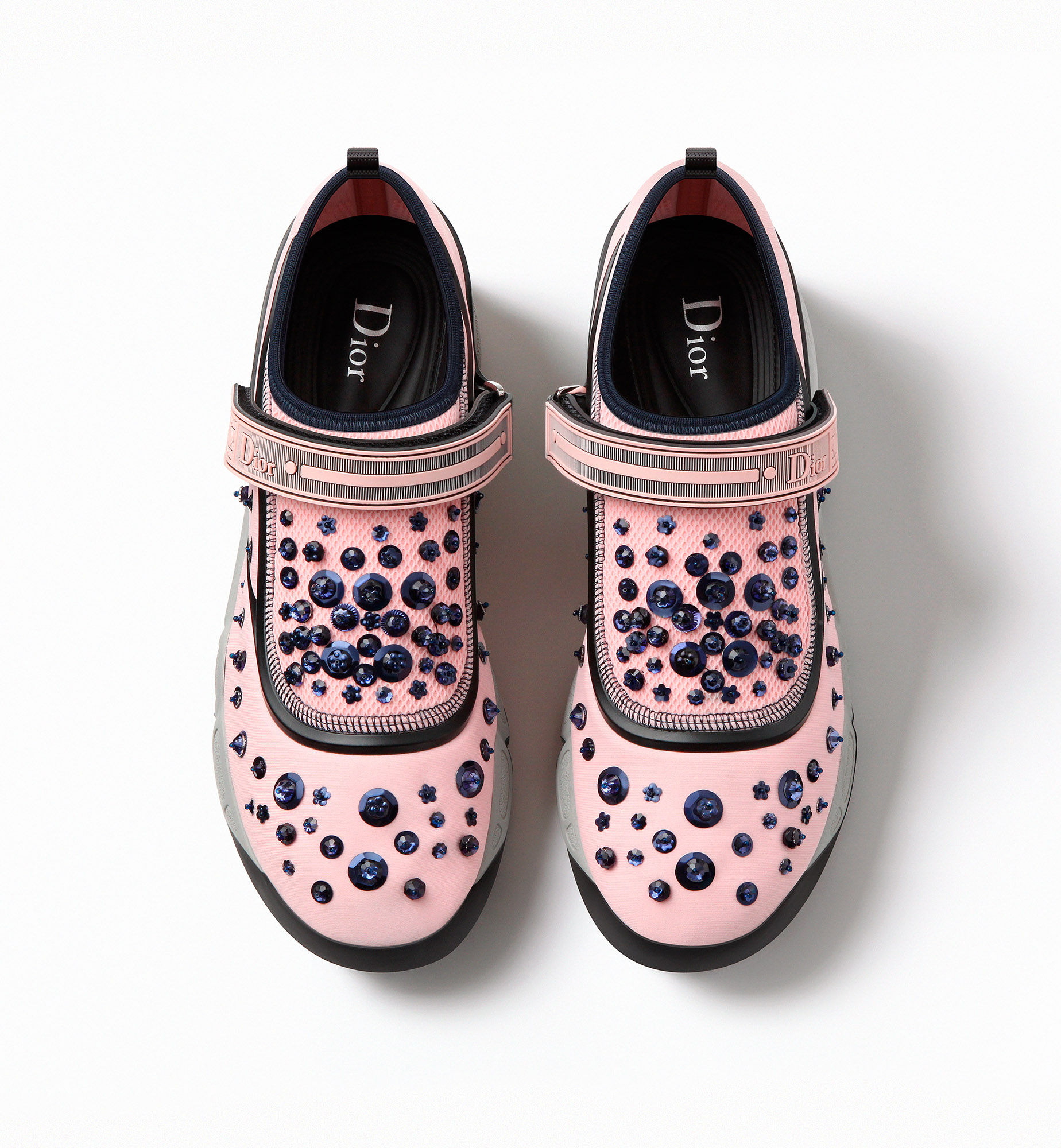 รองเท้า Dior Fusion Sneakers Technical Fabric (สีชมพู)
