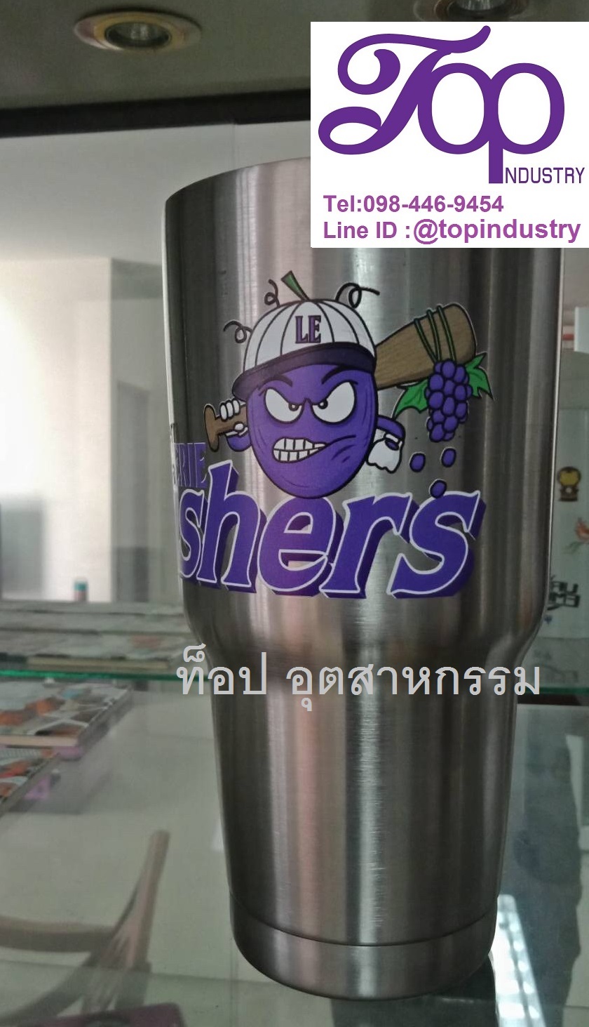 แก้วเก็บความเย็น แก้วเยติ พิมพ์ระบบดิจิตอลไม่จำกัดสี