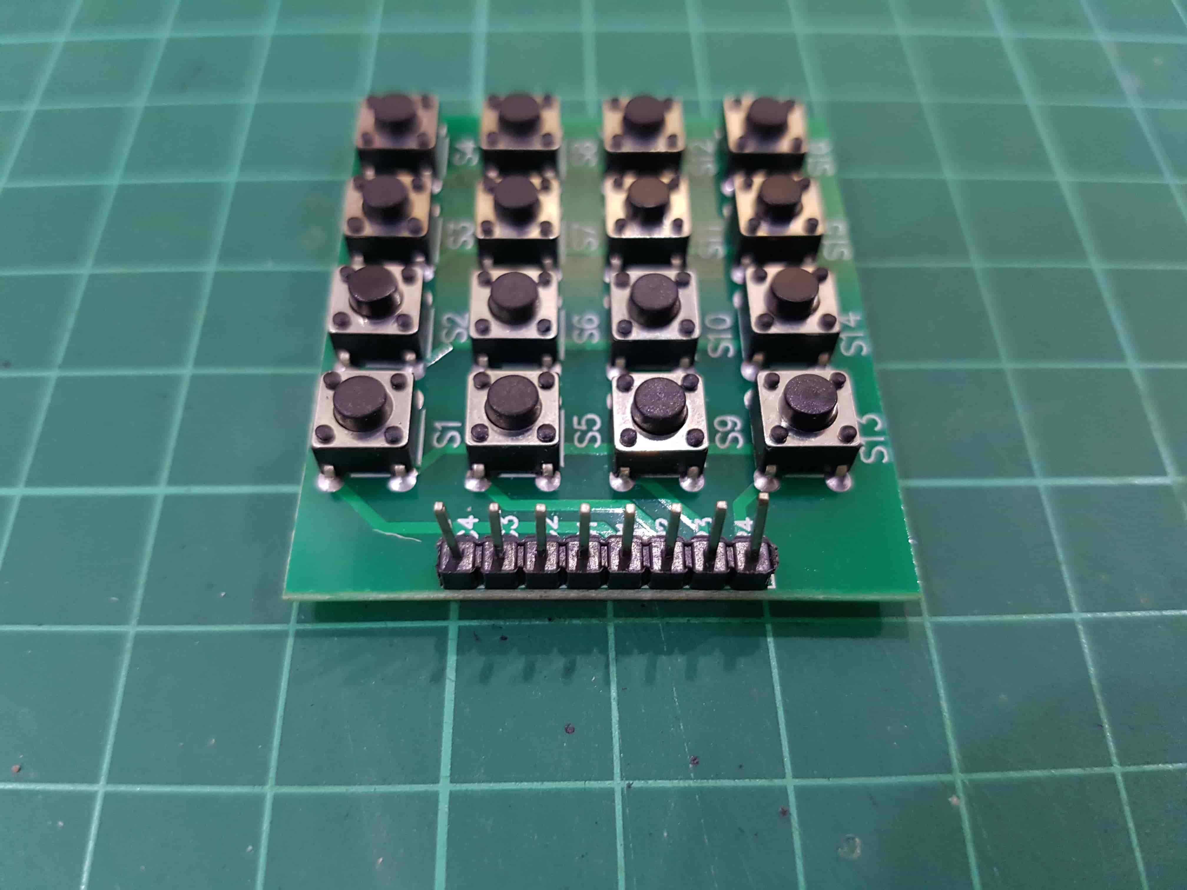 Microswitch Key 4X4 Matrix