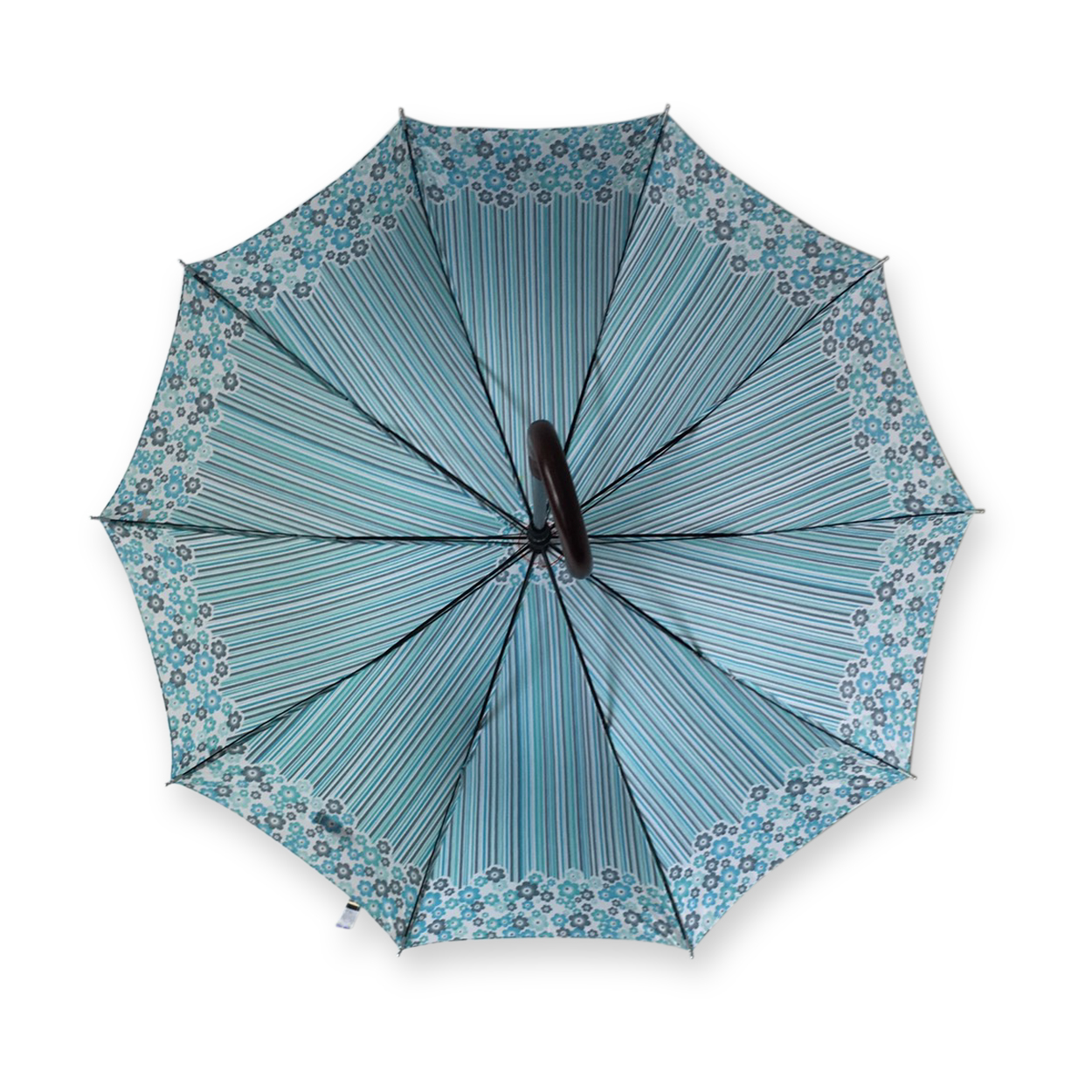 ร่มตอนเดียว22 8ก้านรหัสลายดอกไม้