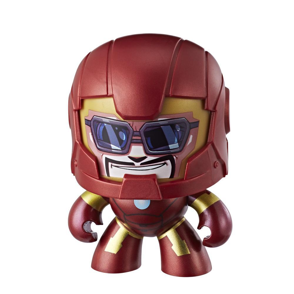 Hasbro Marvel Avengers Mighty Muggs Iron Man ฮาสโบร มาร์เวล อเวนเจอร์ส ไมตี้ มักส์ ไอรอน แมน ตุ๊กตาเปลี่ยนหน้าได้ ลิขสิทธิ์แท้