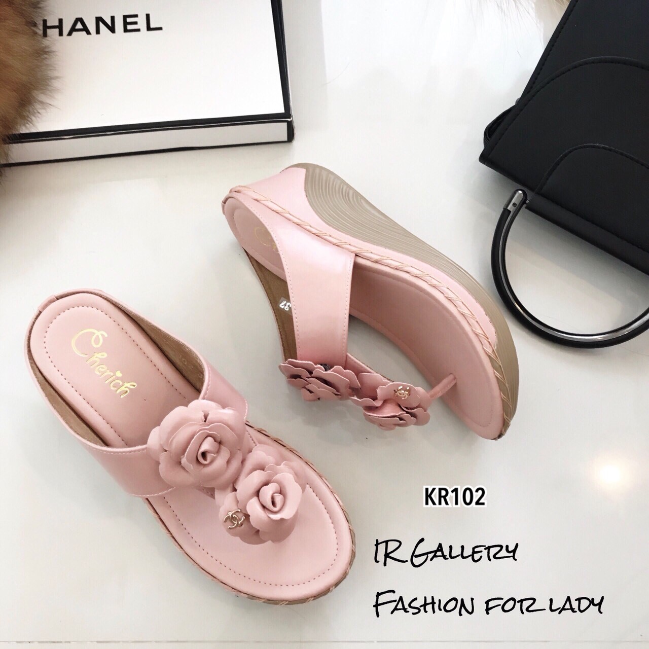 รองเท้าแตะ Cherich (สีน้ำตาล)