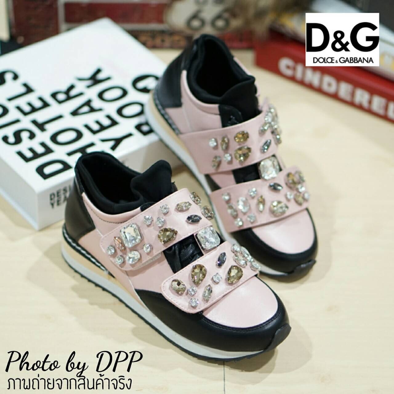 รองเท้า Dolce&Gabbana (สีชมพู)