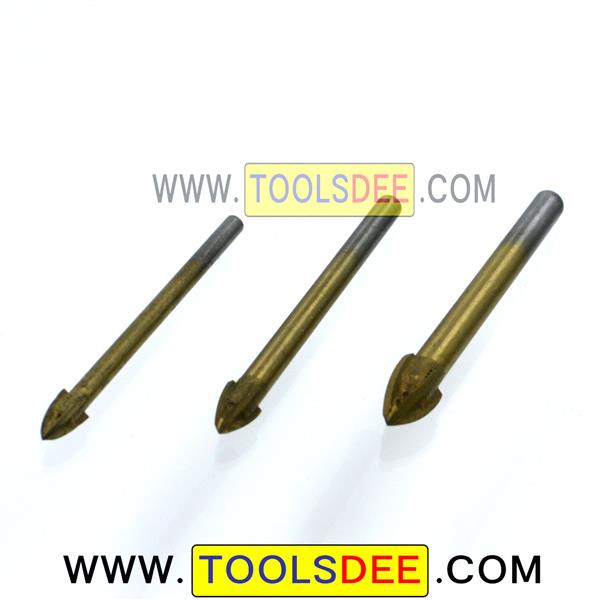 ดอกสว่านเจาะกระเบื้อง รูปใบโพธิ์คู่