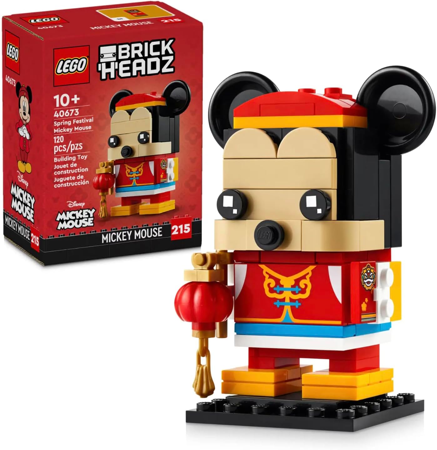 ตัวต่อเสริมทักษะ LEGO BRICKHEADZ - Spring Festival Mickey Mouse รุ่น 40673