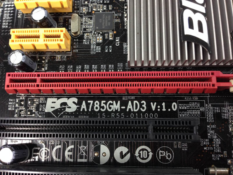 ECS Black Series A785GM-AD3 + AMD X3 440