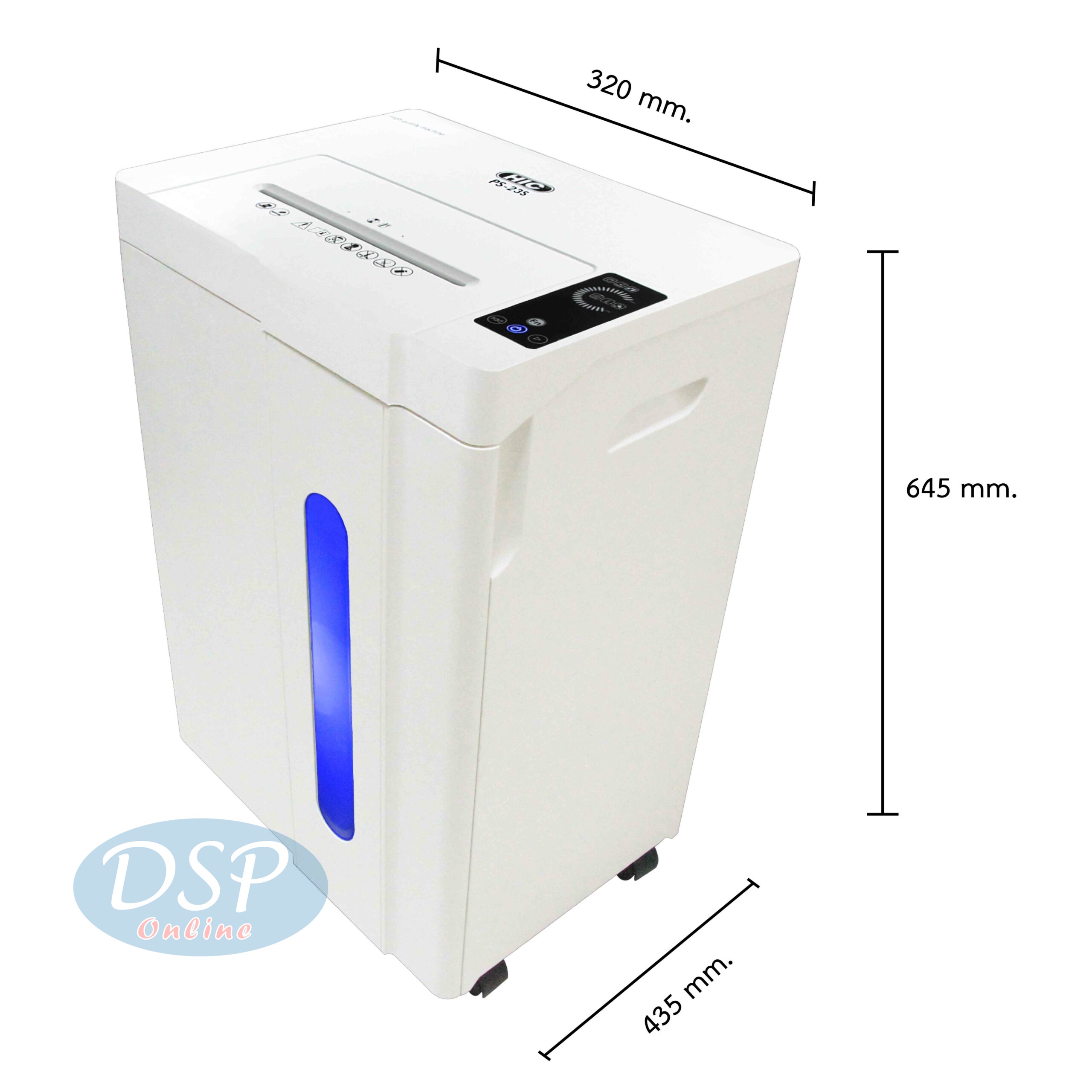 ขายถูก เครื่องทำลายเอกสาร HIC PS-23S ตัดตรง ประกันศูนย์
