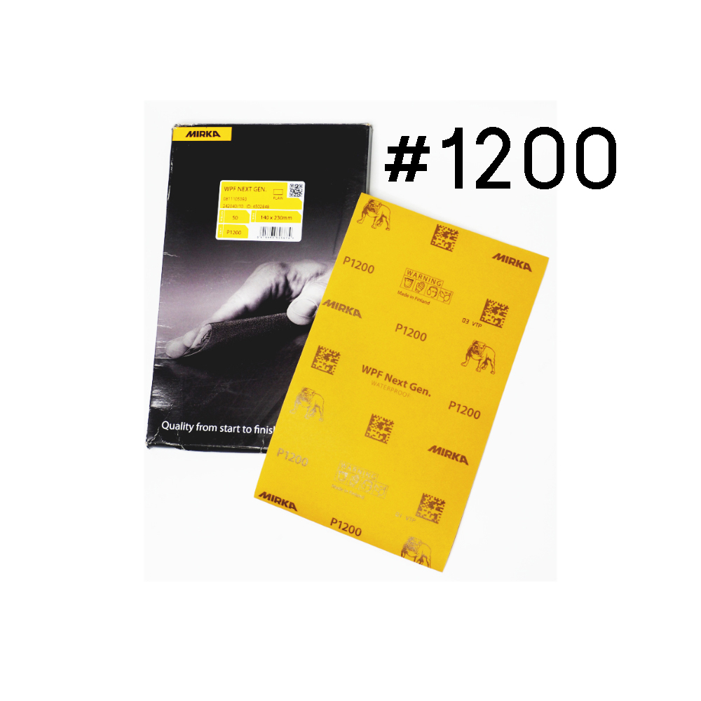 WPF Next Gen กระดาษทรายขัดน้ำ 140x230mm เบอร์ #1200