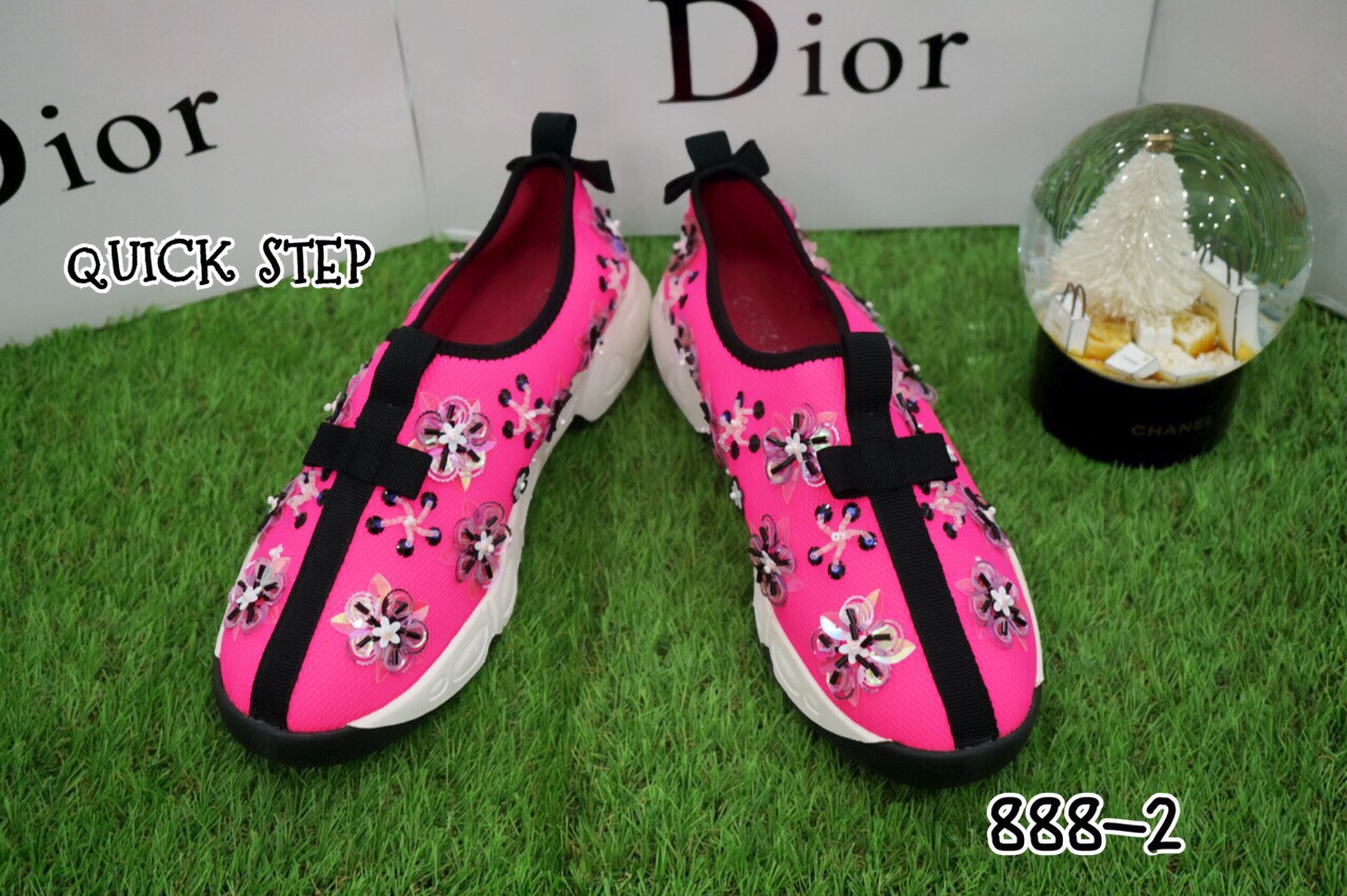 รองเท้า Dior Fusion Sneakers สีบานเย็น