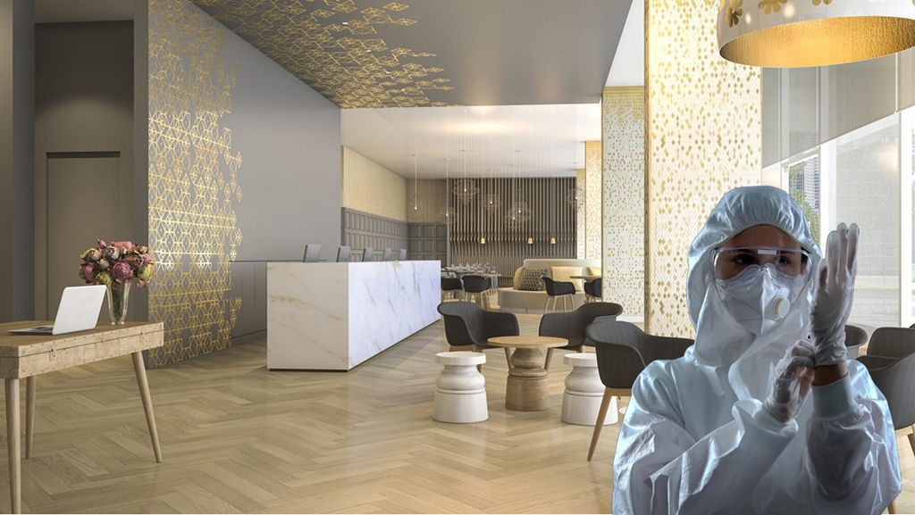4-star hotel for rent, size 210 rooms, for building a waiting center, Covid-19 detention center (ASQ)