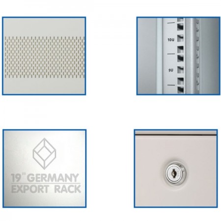 ขายถูก 19" GERMANY G4-60842 Server Rack 42U (W60 x D80 x H205 cm) *ส่งฟรีเขต กทม.และปริมณฑล