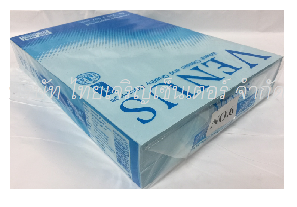 ถ่ายเอกสารสี วีนัส A4 80 แกรม 500 แผ่น NO.6 (ห่อ)