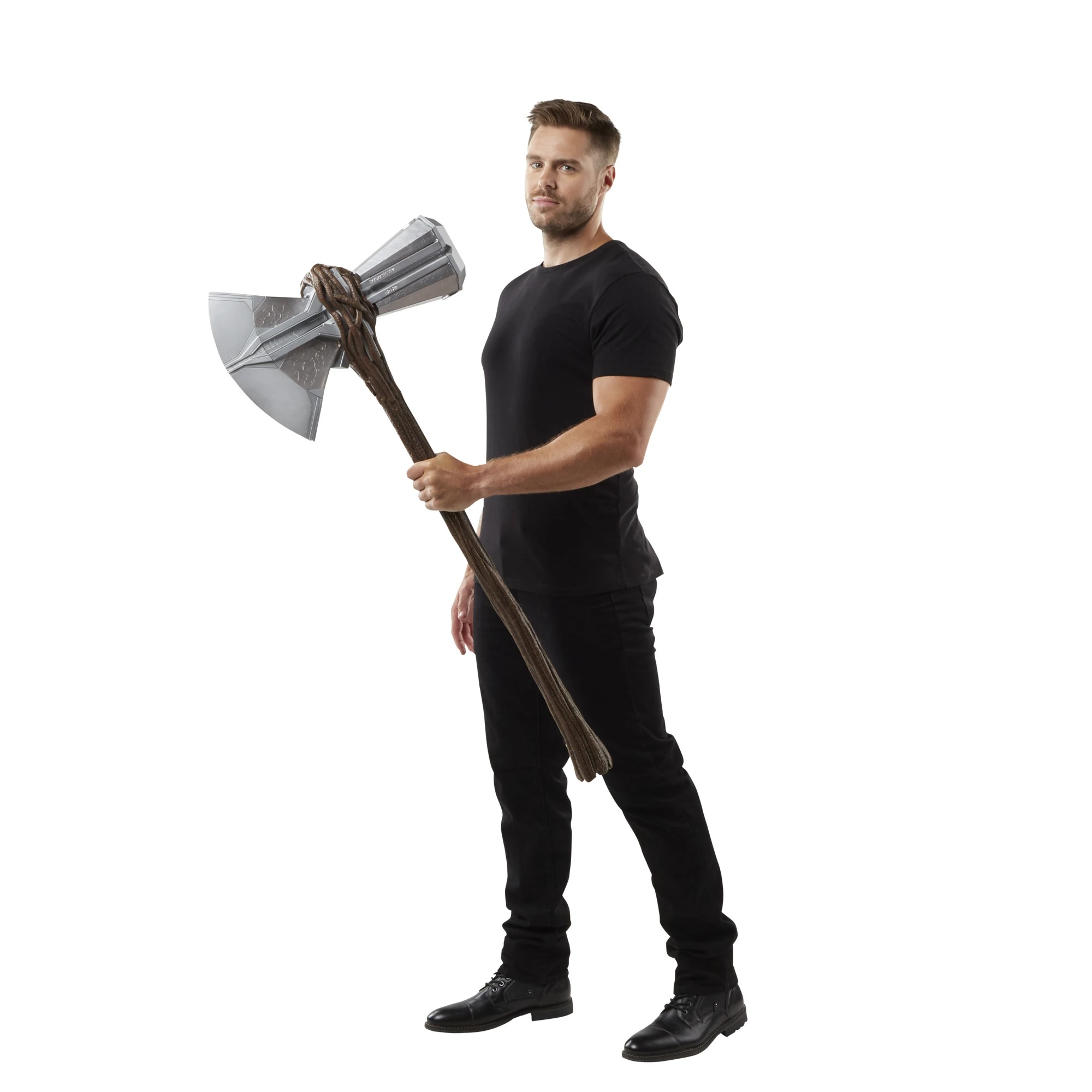 Hasbro Marvel Legends Avengers: Endgame Stormbreaker Electronic Axe Thor Gear 1:1 Scale ฮาสโบร มาร์เวล ลีเจนท์ อเวนเจอร์ส สตอร์มเบรคเกอร์ มีไฟ-เสียงซาวน์เอฟเฟ็ก ลิขสิทธิ์แท้